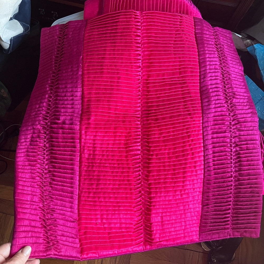 Silk pillow shams